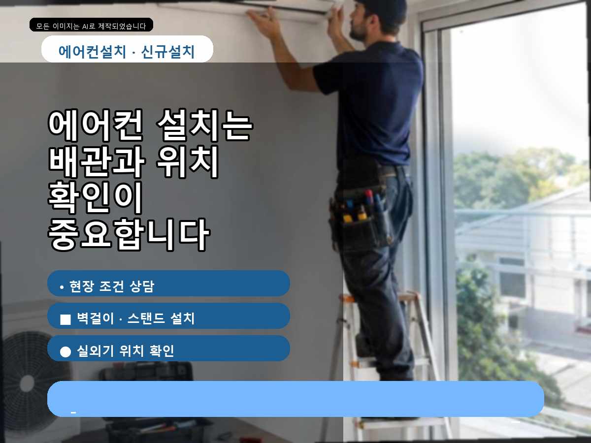 성남시 중소기업 멀티형 에어컨, 배관 연장 전 확인할 항목—시운전 전후의 차이까지 담았습니다