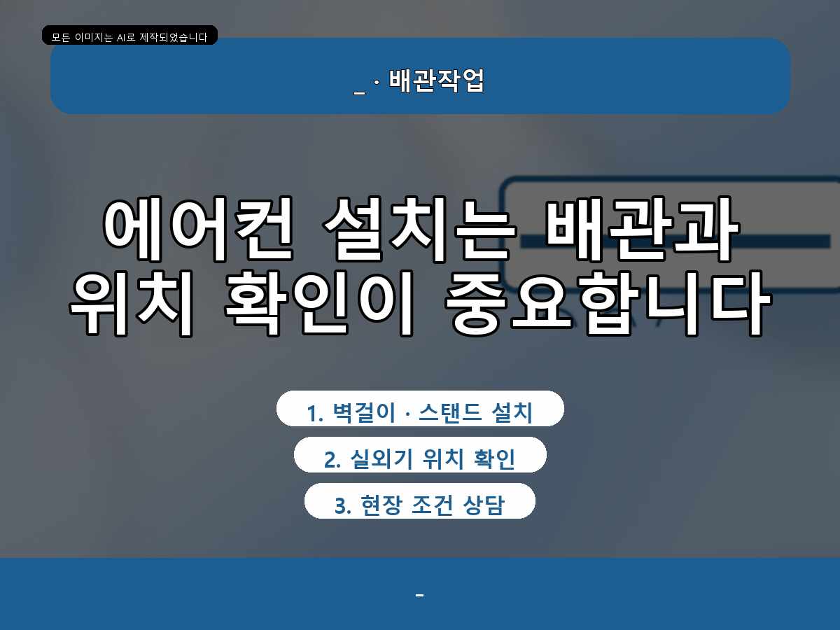 광명시 광명동 에어컨설치, 중소기업 벽걸이 에어컨