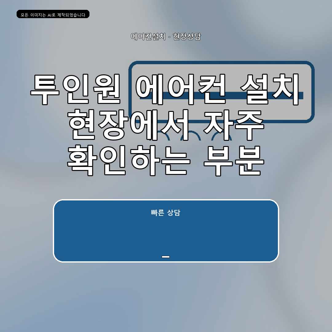 군포시 에어컨 이전설치, 기존 자재 재사용 판단 기준—추가 작업이 생기는 조건까지 짚어봅니다