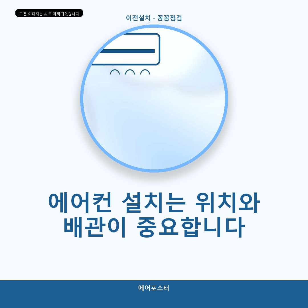 석수동 LG 정속형 에어컨 설치, 배관 접촉음을 줄이는 마감